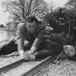 John Steed rescues Emma Peel, just in time!!